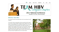 Desktop Screenshot of conf2011.teamhbv.org